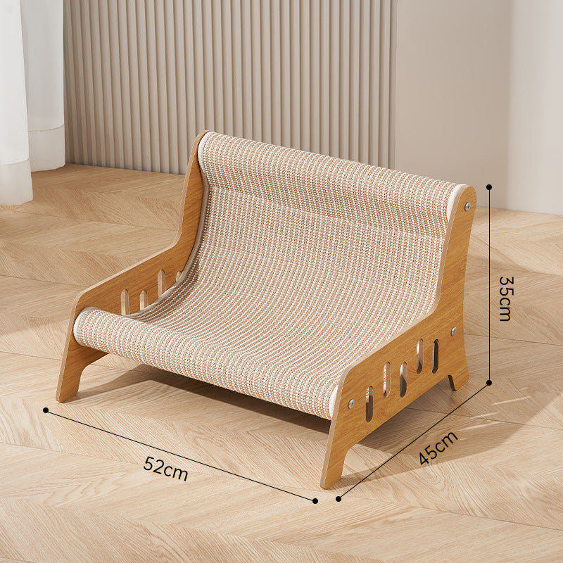 Sisal cat scratching board cat nest wear-resistant cat toy cat claw board scratch-resistant crumbs pet supplies cat recliner