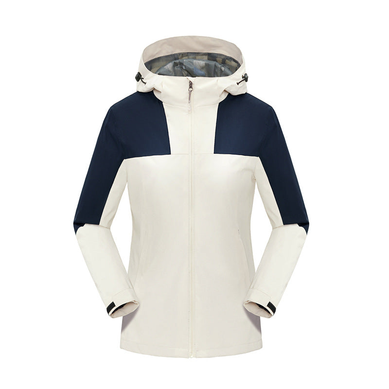 Windproof and waterproof outdoor team clothes solid color thin workwear tooling jacket workwear jacket custom printed logo