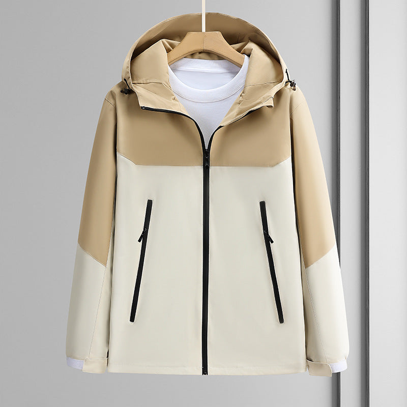 Windproof and waterproof outdoor team clothes solid color thin workwear tooling jacket workwear jacket custom printed logo