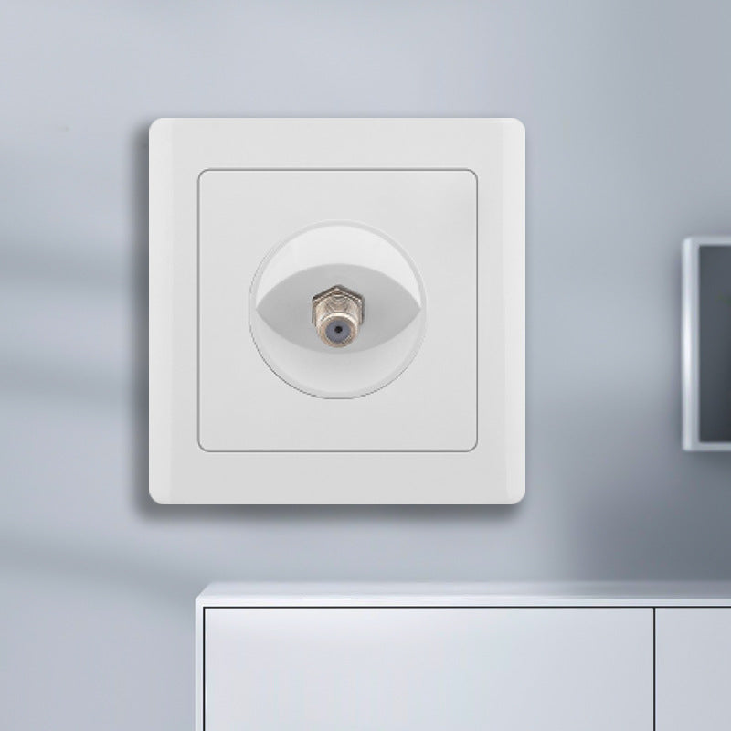 Manufacturer Wholesale Engineering Switch Socket Type 86 Wall Switch Panel Open Double Control Five Hole Sitting Plug Plug