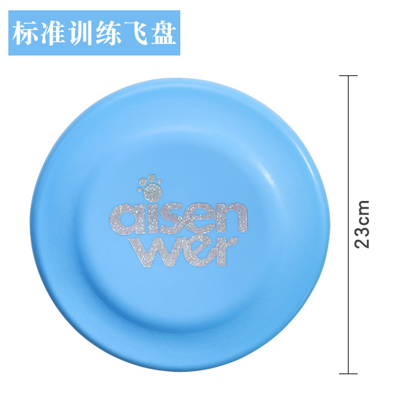Aisenwer Dog Frisbee Pet Toys Bite-resistant Non-toxic Pet Supplies Training Supplies Floating Throwing Toys