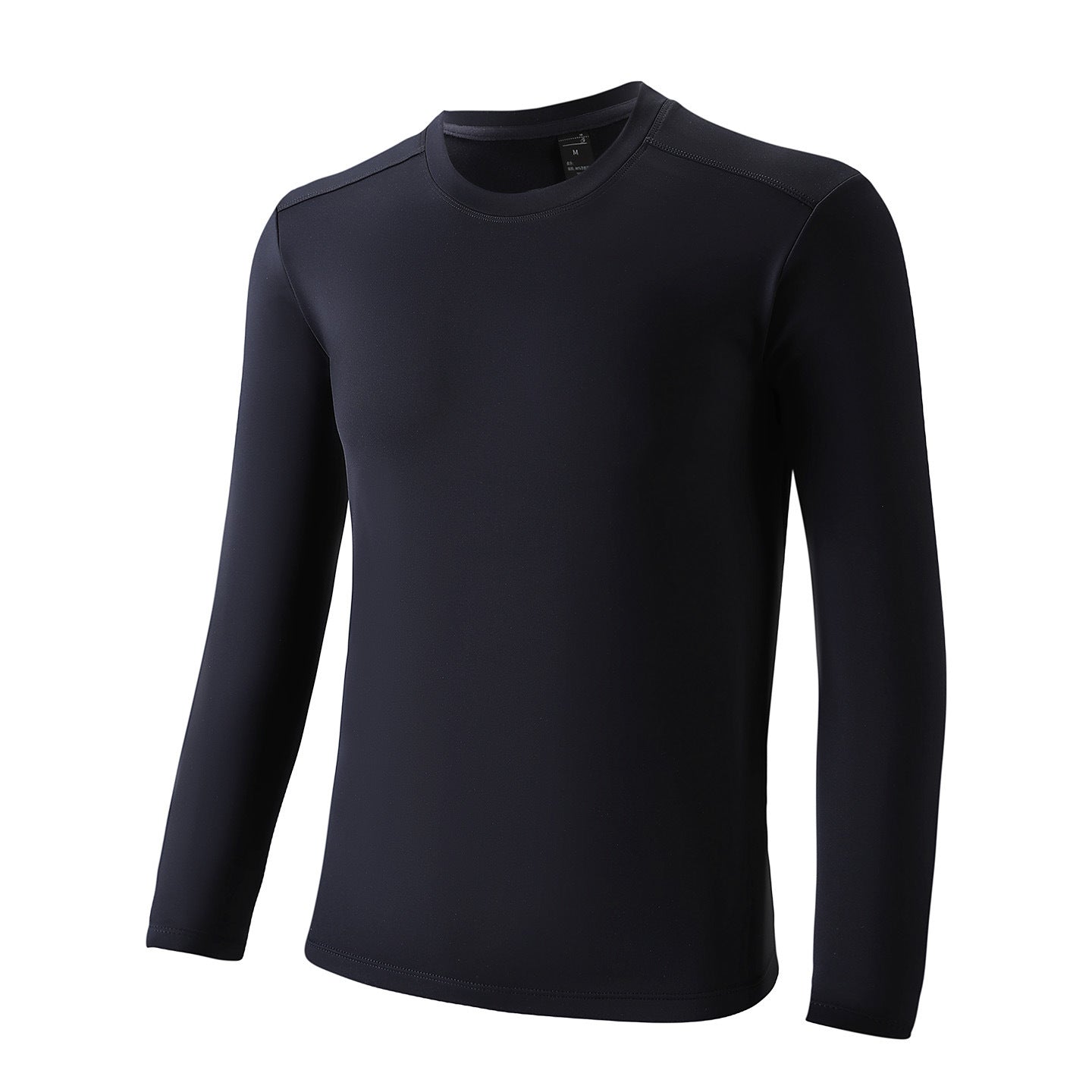 Outdoor running fitness sportswear moisture-absorbing quick-drying bottoming top men's and women's casual slim-fit crew neck long-sleeved t-shirt