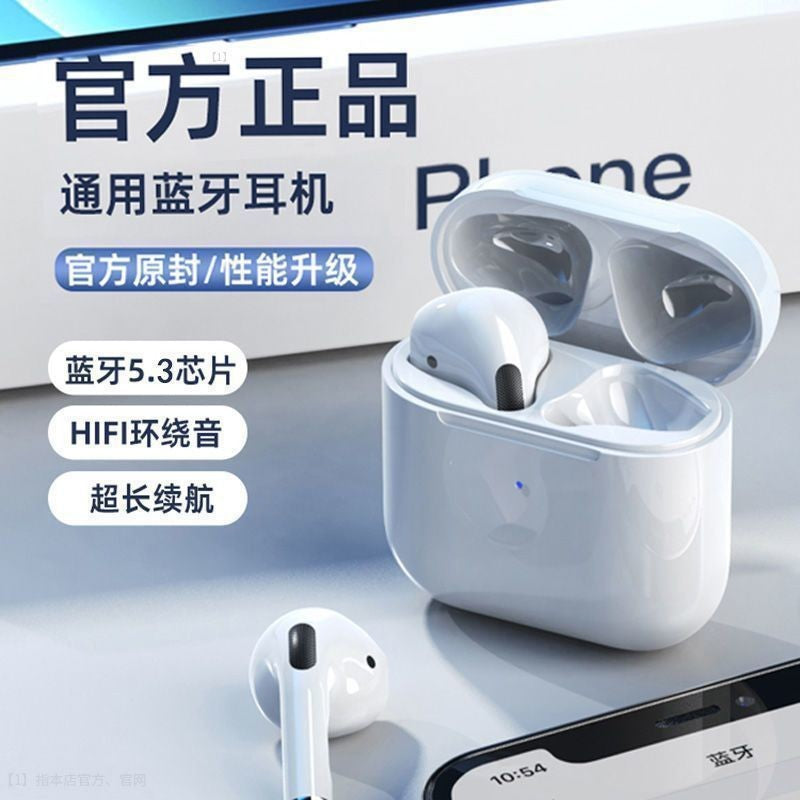 Pro4 Bluetooth headset semi-in-ear blue headset foreign trade explosion Bluetooth headset Huaqiangbei