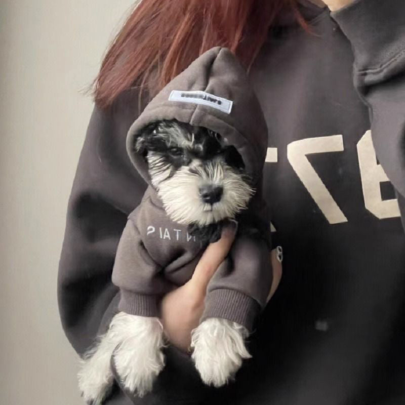 Dog Clothes Spring and Autumn Sweater Fleece Warm Teddy Yorkshire Schnauzer Small Dog Pet Autumn and Winter Clothing