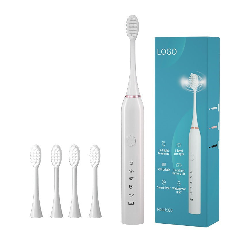 Source Factory Cross-border Electric Toothbrush Adult Rechargeable Fully Automatic Male and Female Student Couple Set Soft Hair