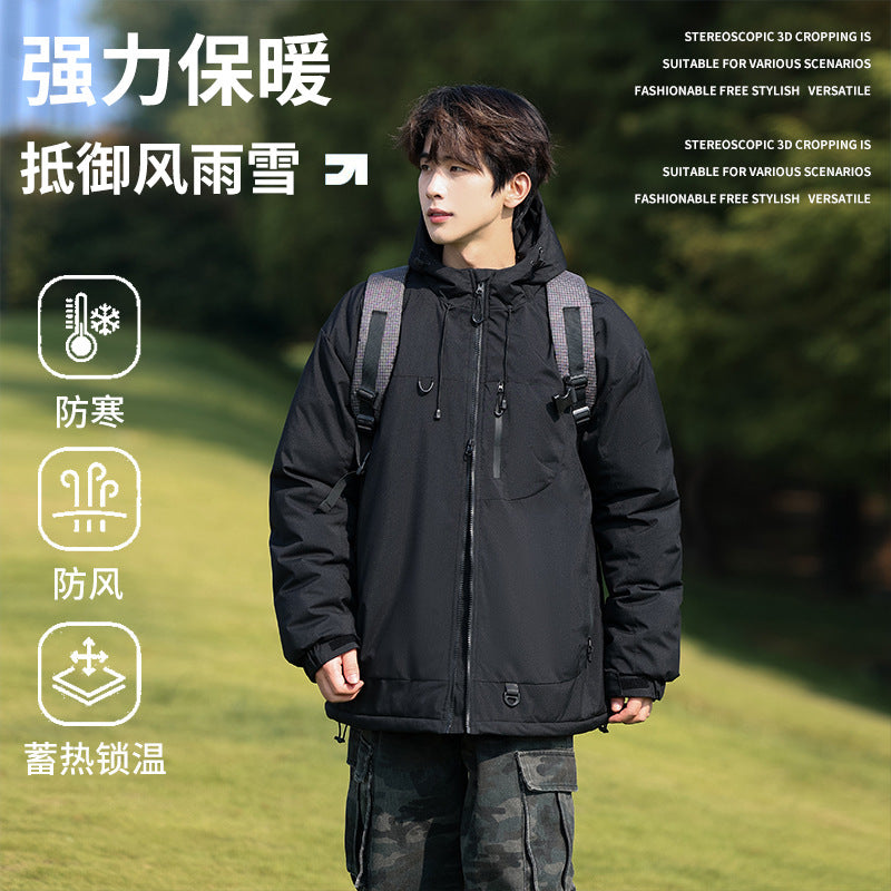 Couple soft shell three-in-one jacket men and women outdoor sports hiking cycling windproof waterproof mountaineering warm jacket