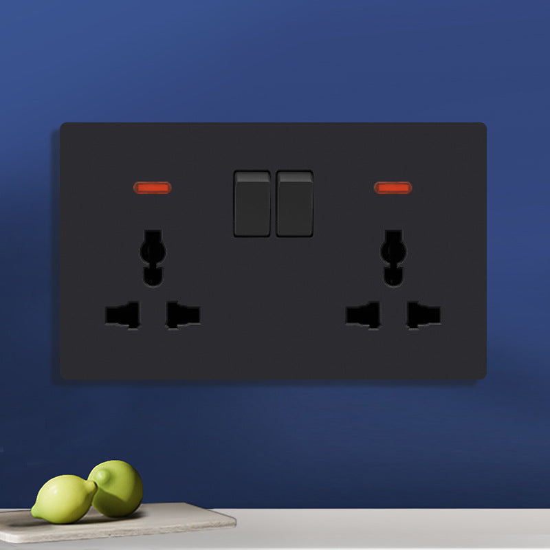Export for British standard socket switch panel 13A double usb one-open five-hole multi-function three-hole plug 146 foreign trade