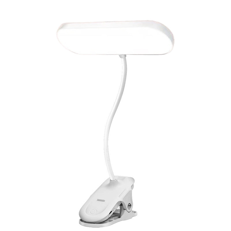 Bedroom reading bedside lamp touch dimming desk lamp college student dormitory charging plug-in LED clip learning lamp