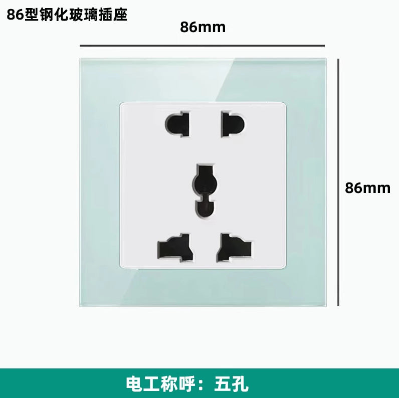 British 13A Hong Kong and Macao USB socket British standard porous TYPE-C charging panel switch electrical system