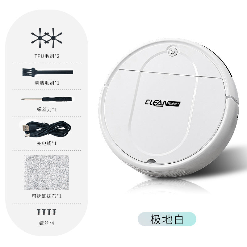 Cross-border sweeping robot household washing, towing and sweeping integrated sweeper ultra-thin new mini charging smart vacuum cleaner