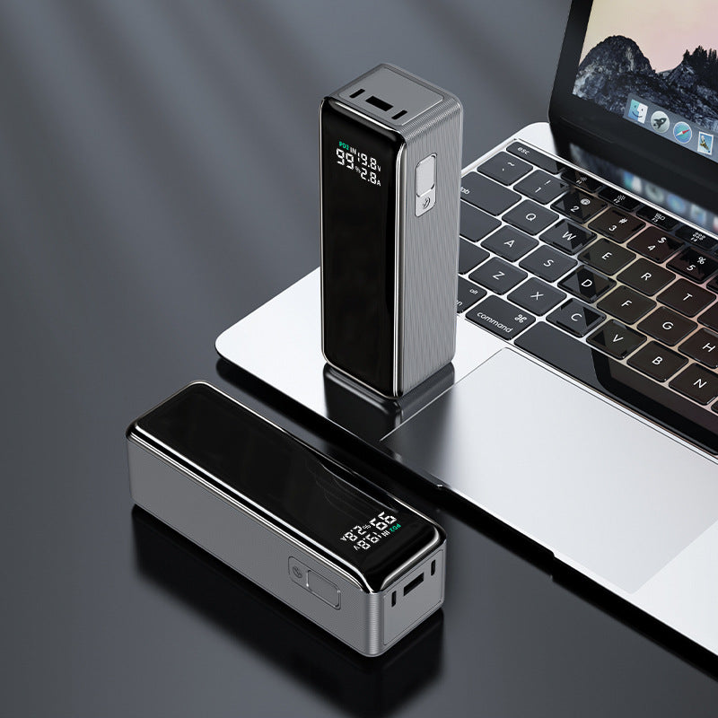 Outdoor convenient high-power PD120W fast charging notebook power bank large capacity 30000 mAh mobile power supply