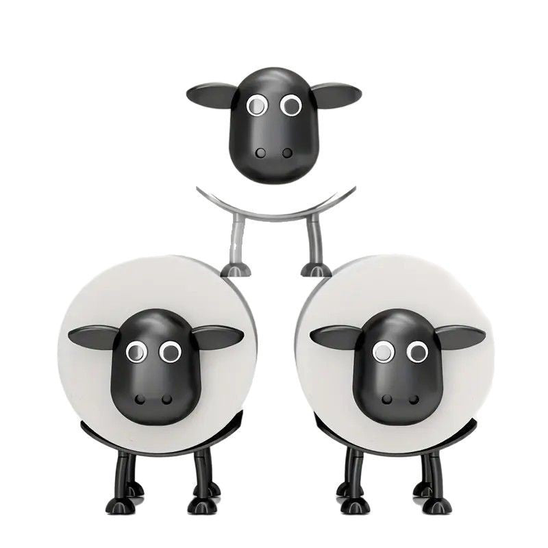 Cross-border cute sheep-shaped toilet paper holder, suitable for fashion home decoration, tissue box storage, bathroom accessories, decorative rack.