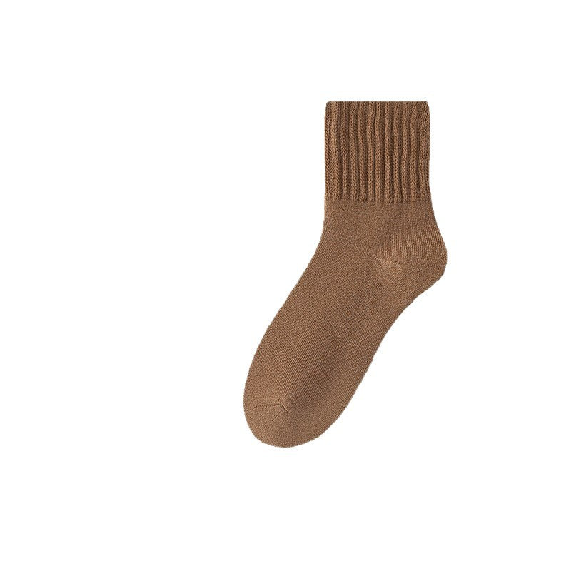 Autumn and winter cotton tube socks, winter warm tube socks, heating thickened socks, Maillard terry socks, floor socks