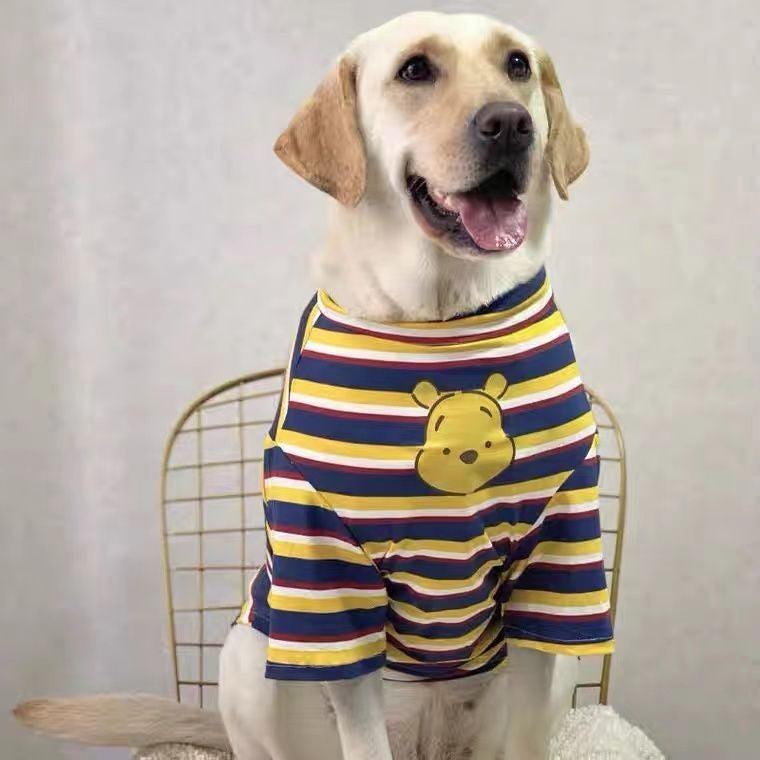 Labrador clothes dog summer hair loss clothes pet cute large dog summer clothes side herding golden hair