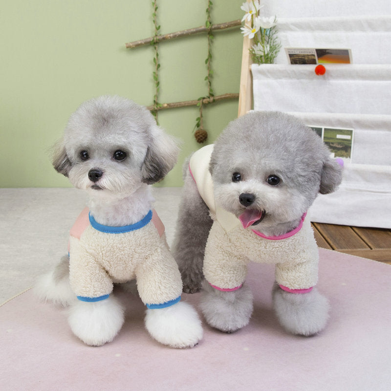 Cute wind autumn and winter dog cute cartoon puppy four-legged sweater cat warm fleece 25 balloon sweater