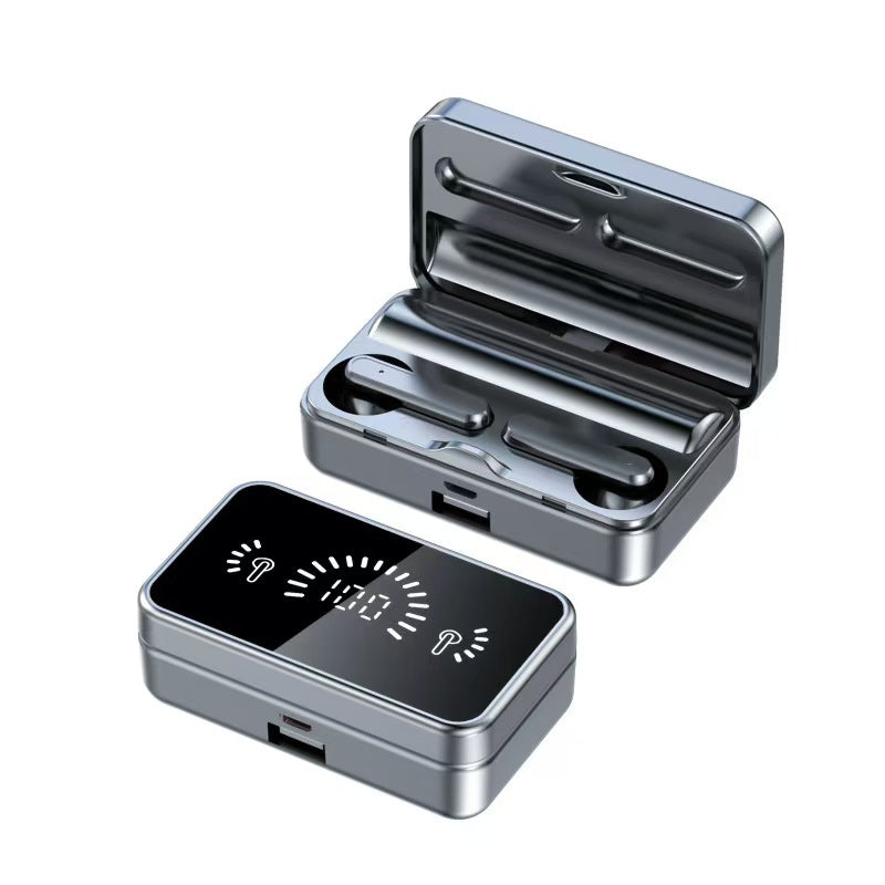 High definition mirror digital display 2025 new S20 Bluetooth headset wireless noise reduction in-ear super long battery life universal