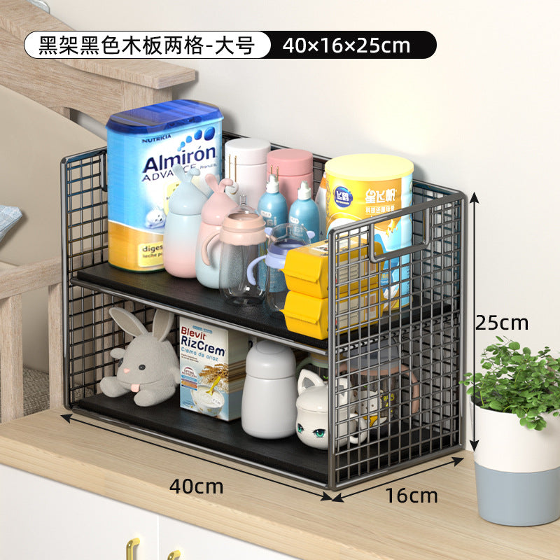 Cosmetics storage box, desktop shelf, household dresser, skin care product mask, multi-layer partition, sundries storage basket