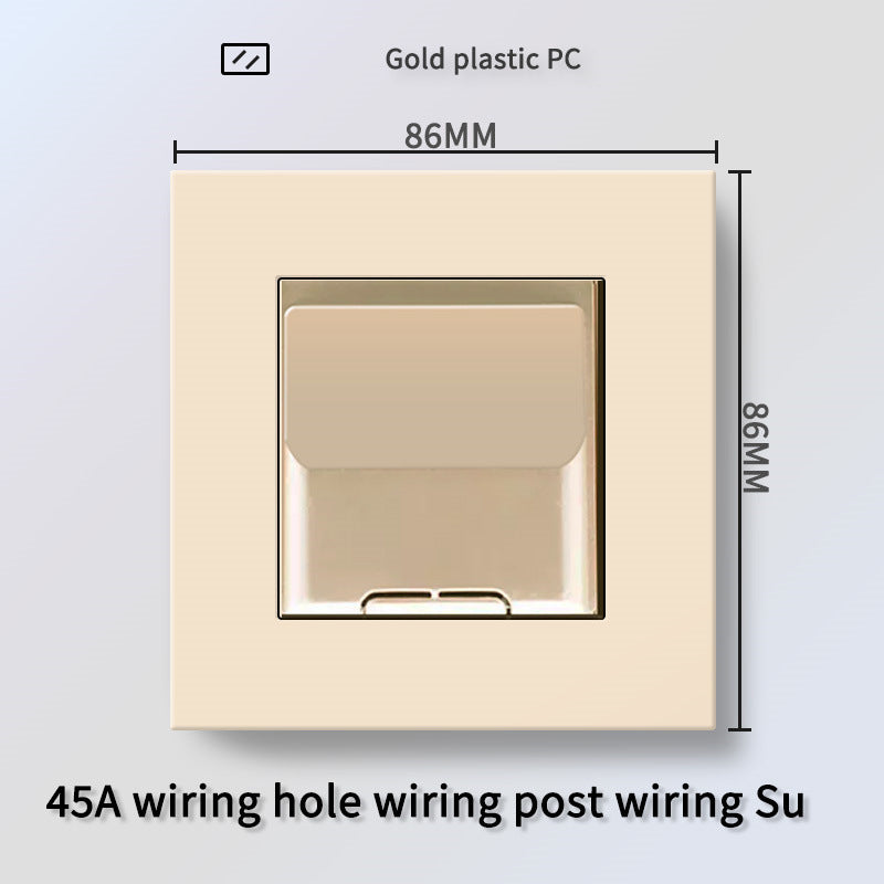 Foreign trade Hong Kong and Macao British 13A socket USB with Type-c plug + British standard electrical switch PC flame retardant panel plug
