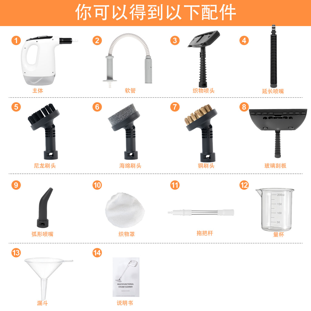 Russia popular high temperature steam cleaner household small kitchen air conditioner range hood disinfection high pressure cleaner