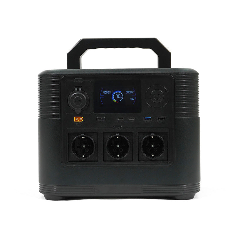 Outdoor power supply Portable 220v European fast charging large capacity 1200w self-driving travel household emergency energy storage power supply