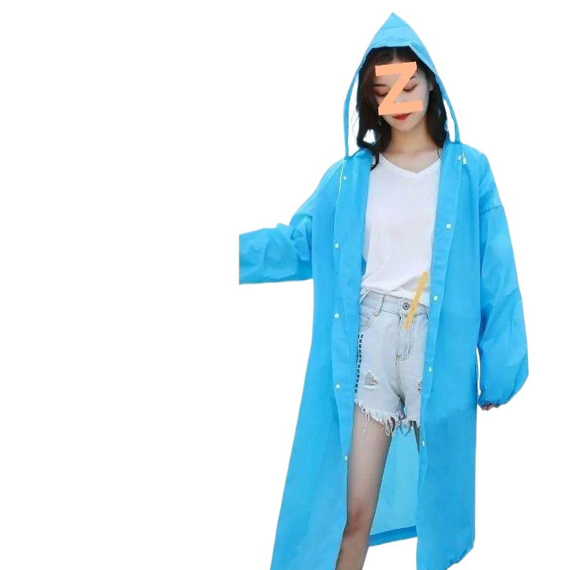 Thickened disposable raincoat men and women adult hiking children's waterproof portable cycling outdoor rafting poncho