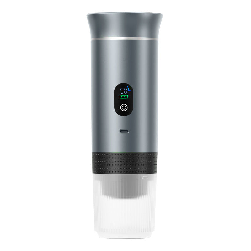 Cross-border heated small coffee machine, espresso portable coffee machine, coffee powder size capsule three-in-one