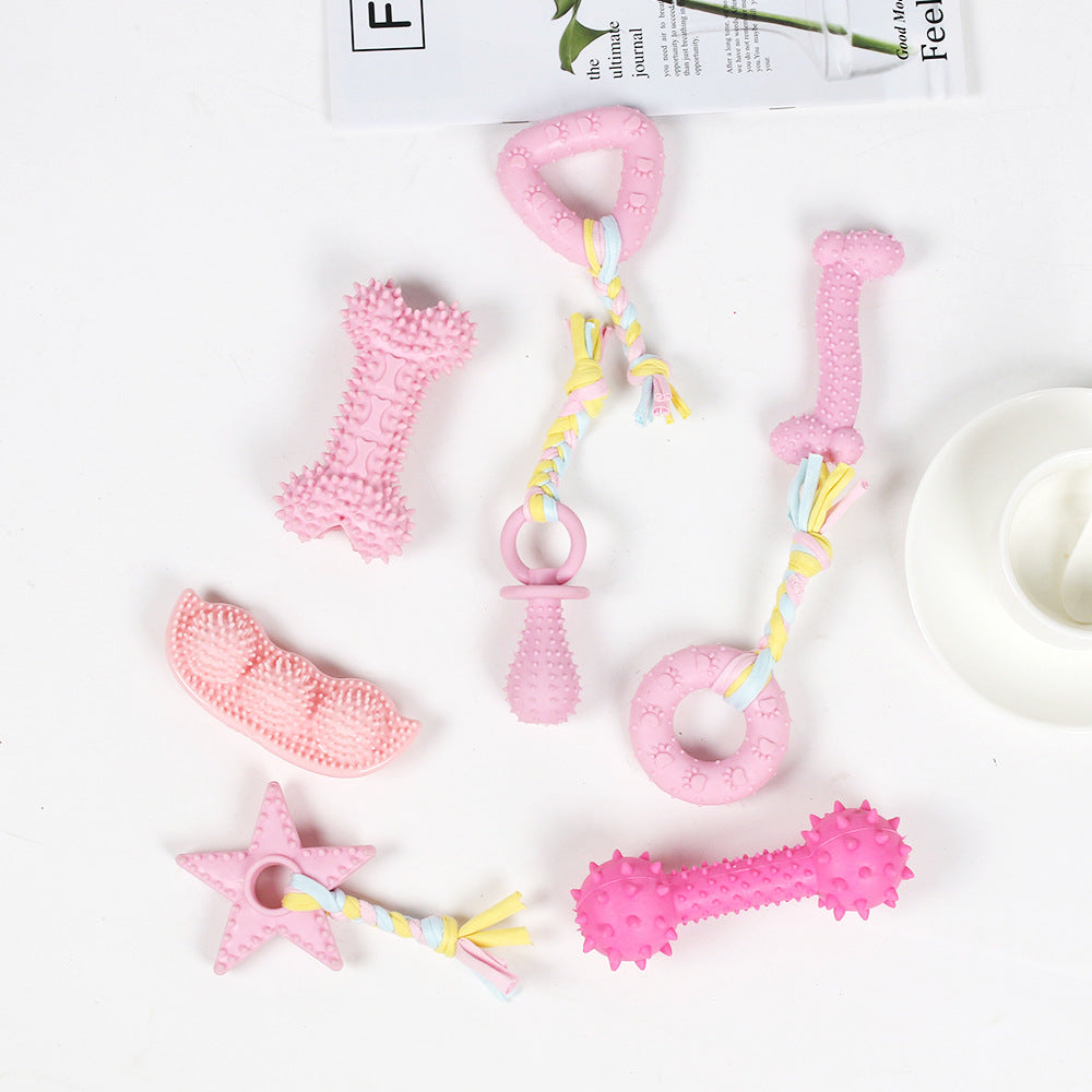 Cross-border hot sale TPR pet toys pet dog molar stick to relieve boredom self-hi, resistant to biting and not rotten, puppy self-hi toys