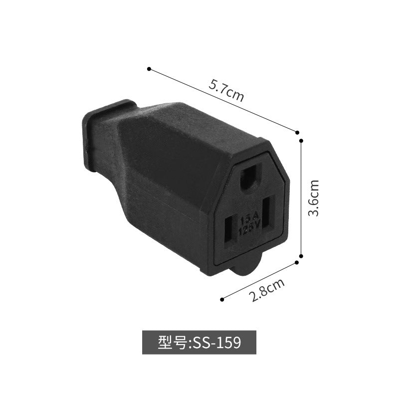 Multipurpose wiring American standard power plug American standard wiring socket, Taiwan, Japan, American three-plug SS-160