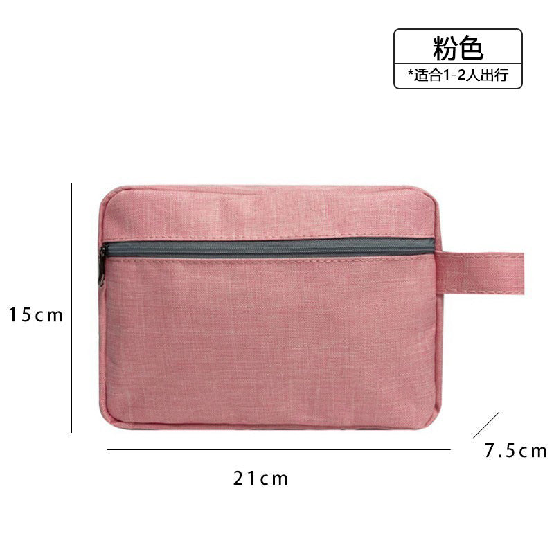 Portable portable toilet bag travel storage simple men's business trip waterproof dry and wet separation wash storage bag sent on behalf of
