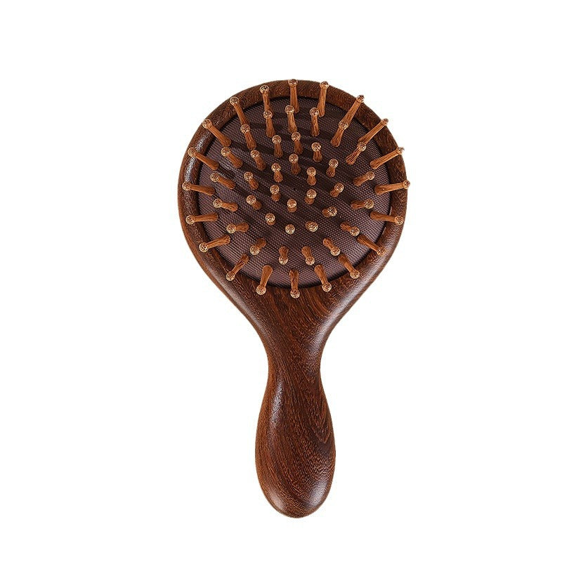 Sandalwood air cushion comb massage airbag comb head meridian wooden comb women's special long hair scalp home massage comb