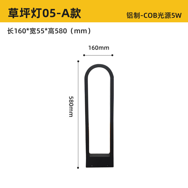 Manufacturer Outdoor Grass Light Modern Simple Park Villa Garden Light Aluminum 10W Garden Lighting Wholesale