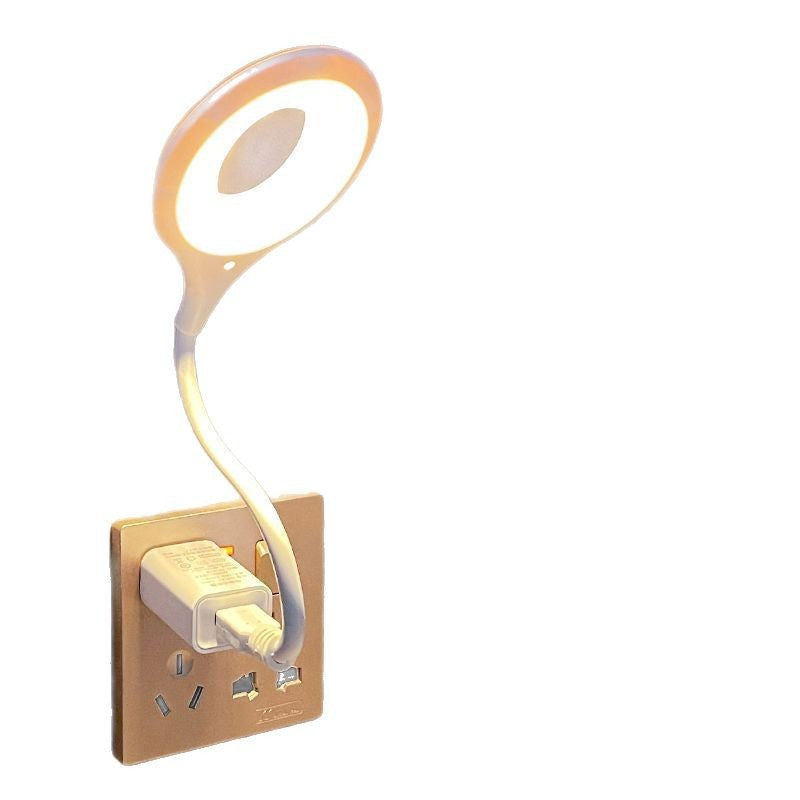 Factory direct sales voice-activated intelligent voice control school bed dormitory head sleep voice-activated desk lamp intelligent night light