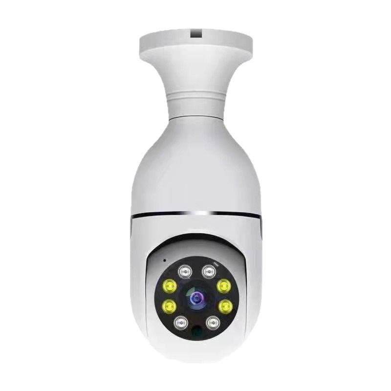 Camera monitoring home, light bulb wireless 2.4GWiFi indoor and outdoor panoramic night vision camera monitoring home