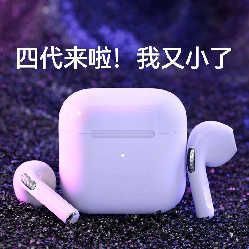 Pro4 Bluetooth headset semi-in-ear blue headset foreign trade explosion Bluetooth headset Huaqiangbei