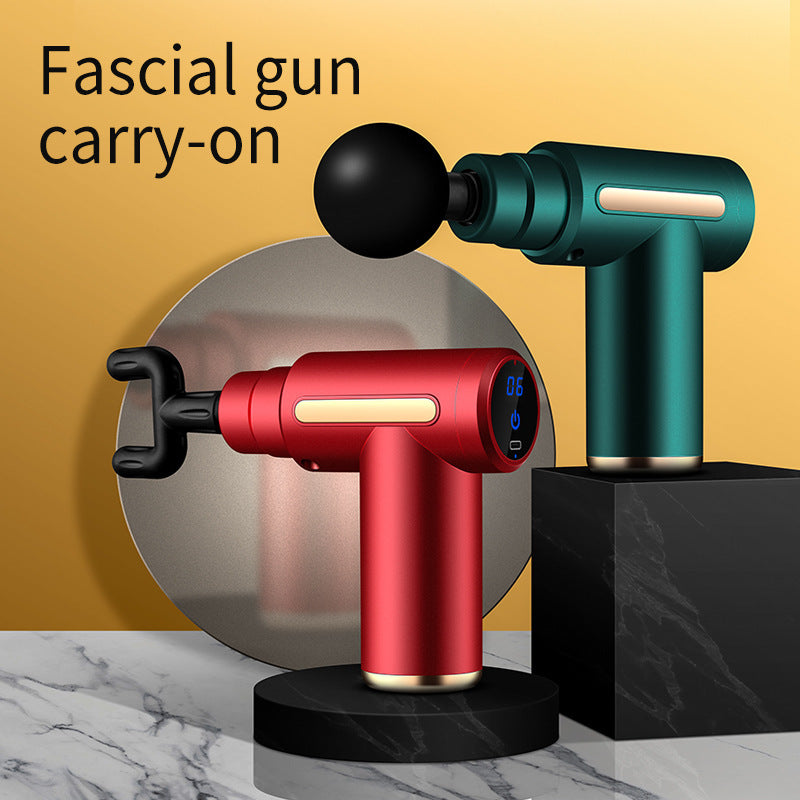 Fascia Gun Massager Fascia Gun Electric Massage Artifact Relieving Muscle Massage USB Mini Charging Fascia Gun