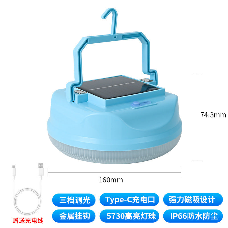 LED charging light stall night market light power failure emergency camping light long battery life solar light outdoor lighting