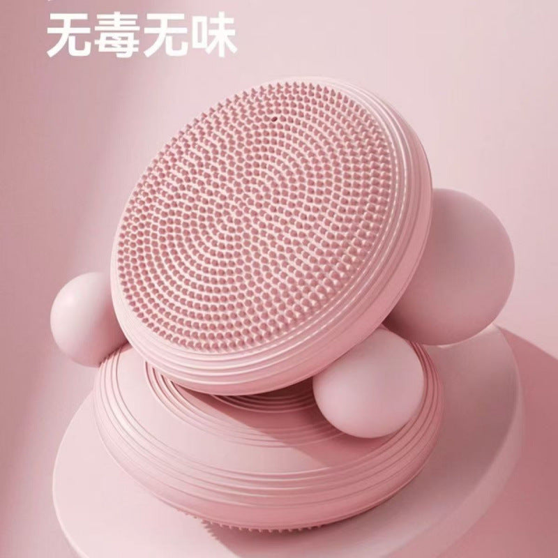 Yoga Inflatable Mat Balance Mat Rehabilitation Training Children's Balance Plate PVC Equipment Massage Ball Ankle Strength