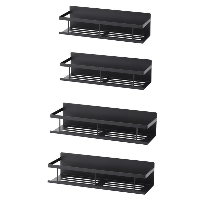 Cross-border refrigerator side magnetic suction seasoning rack household kitchen storage good things no punching seasoning rack