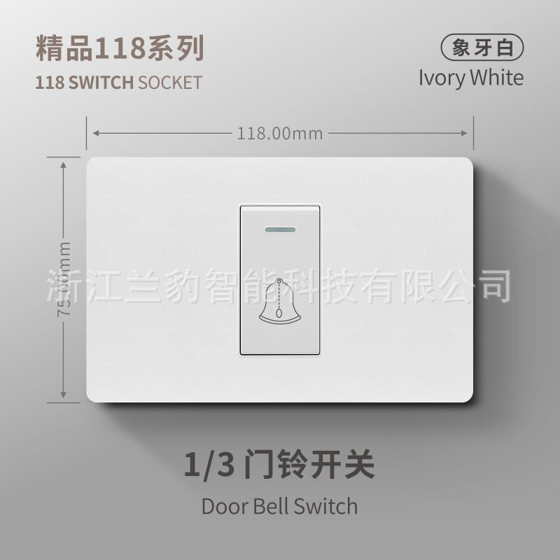 Thai American standard socket panel 118 type switch Italian American standard six-hole USB wall international multi-function three-hole Europe