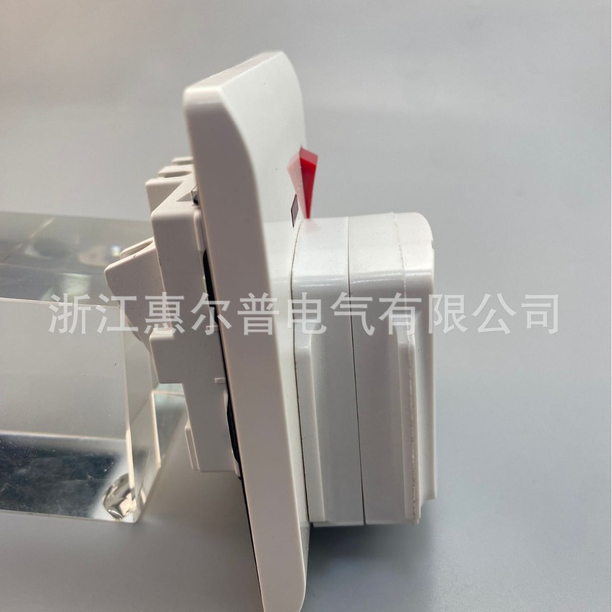 British foreign trade socket 86 type concealed 32A British square plug three-hole plug with switch