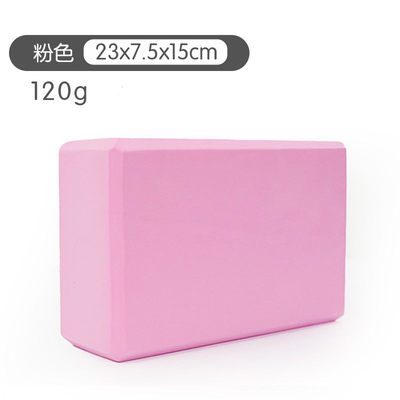 EVA Color Yoga Brick High Density Color Logo Eco-friendly Yoga Assistant One-word Horse Practice Tool