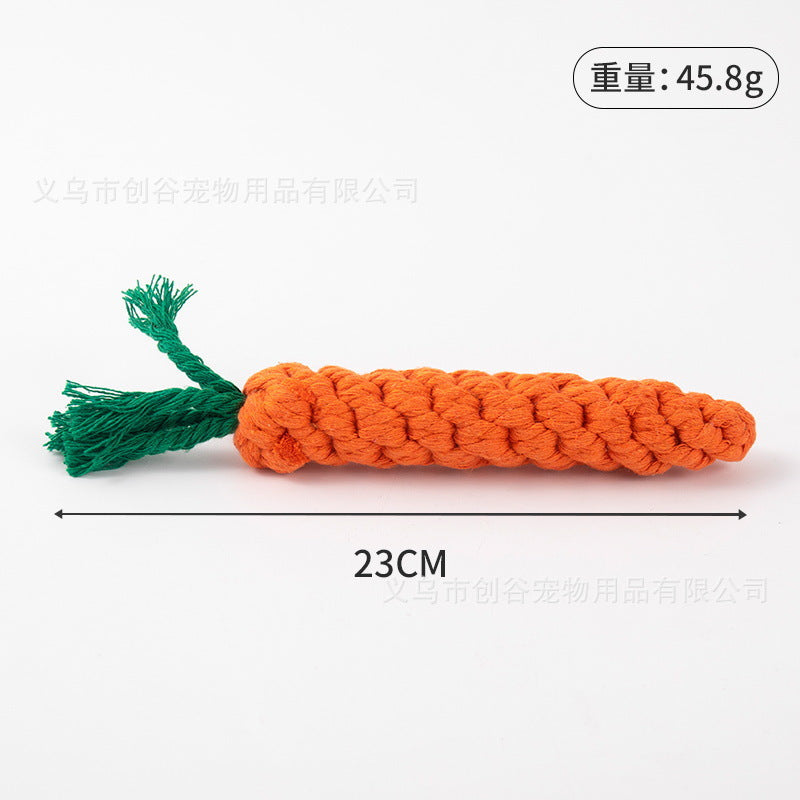 Pet Products Bite-resistant Cotton Rope Toys Grinding Teeth Cleansing Rope Knot Ball Cat Dog Bite Rope Teddy Small Dog Toys Wholesale
