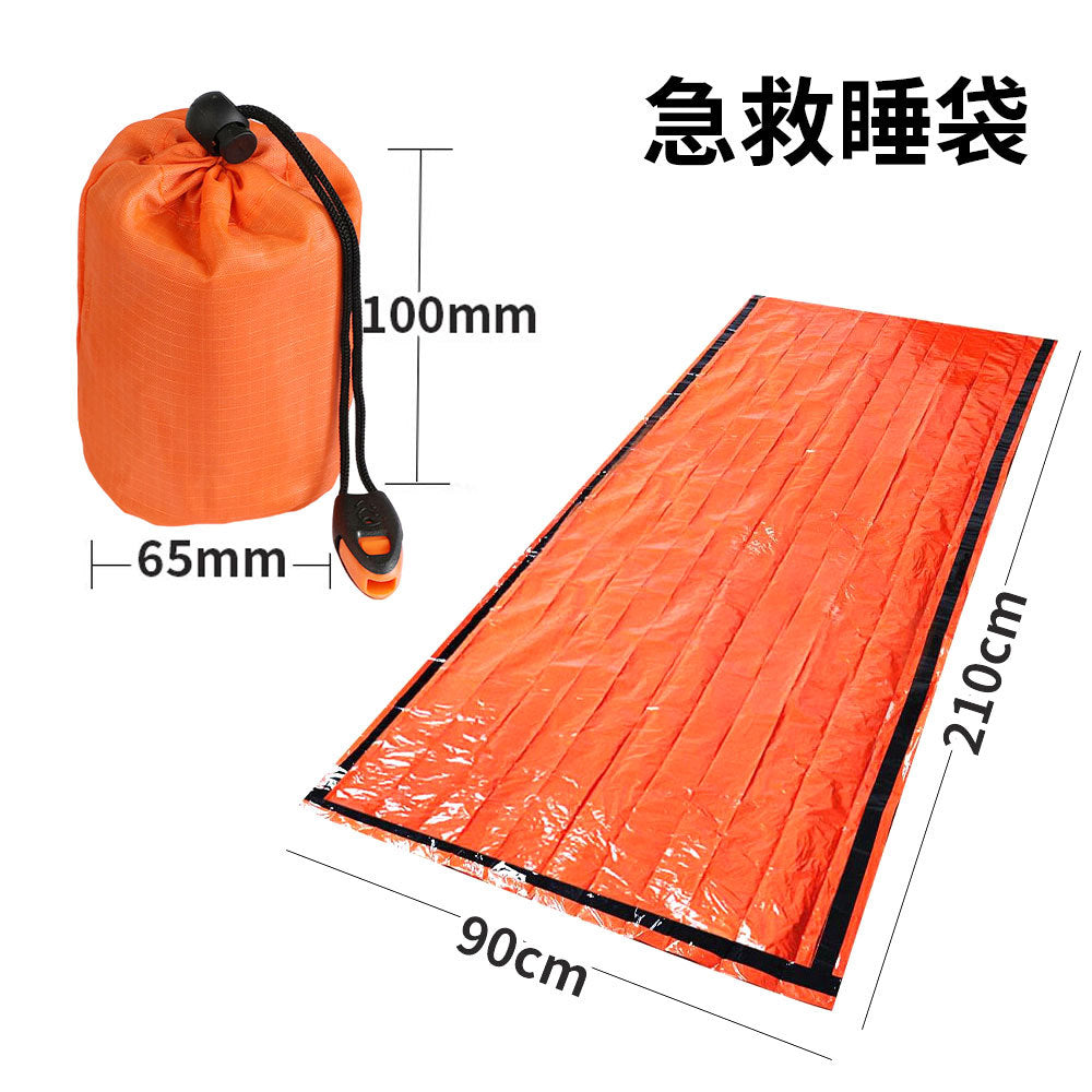 Cross-border Outdoor First Aid Sleeping Bag Emergency Camping Hiking Mountain Climbing Outdoor Insulation Equipment Survival Blanket