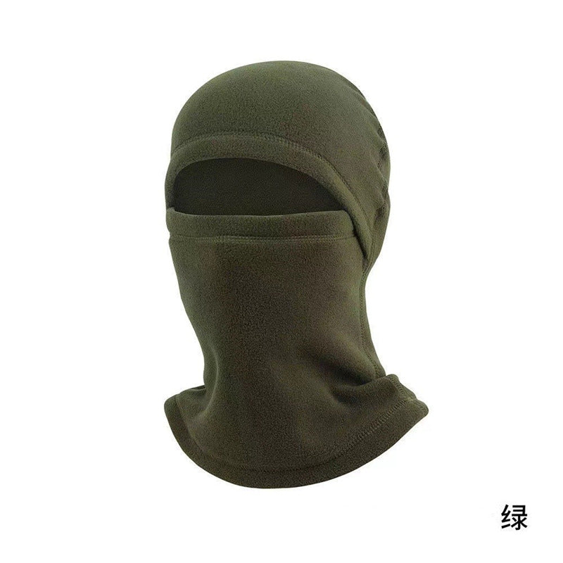 Winter integrated windproof cycling mask multi-functional scarf outdoor skiing hat fleece cold-proof and warm headgear