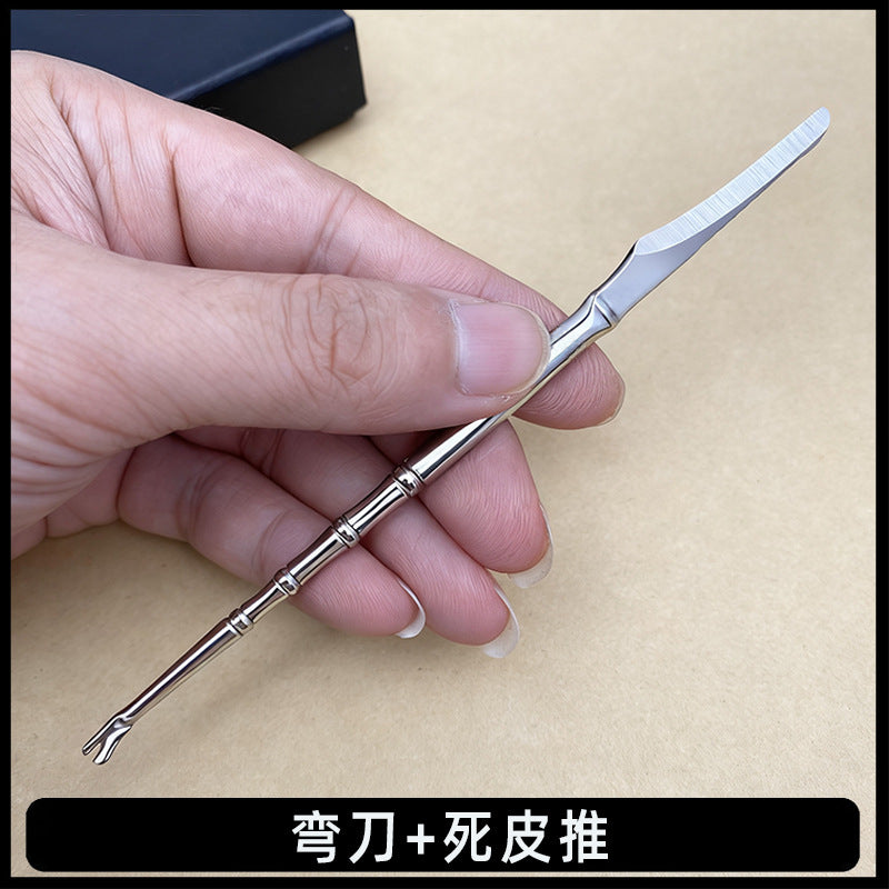 Pedicure knife, foot scraping knife, remove dead skin by yourself, calluses, horny knife, nail clipper, special nail picker for nail groove, professional tool