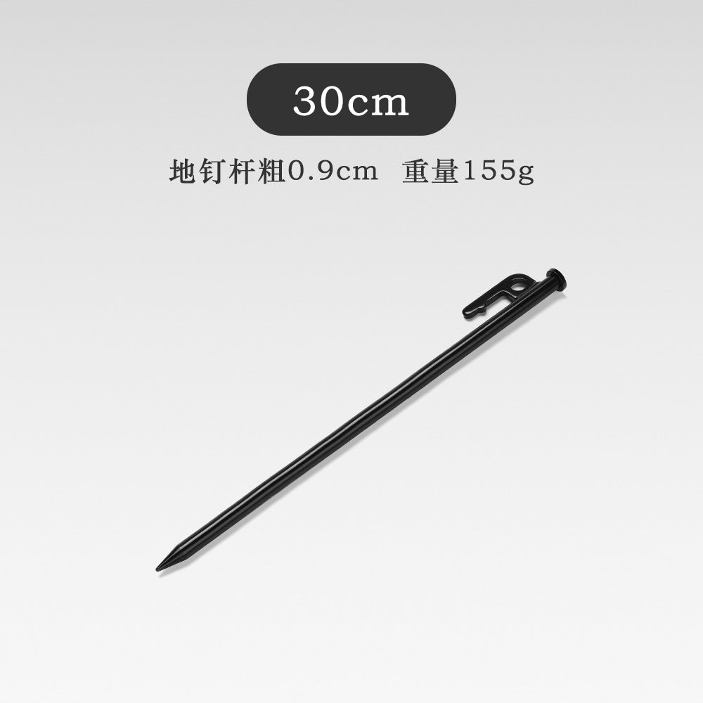 Outdoor bold tent floor nails black steel nails camping canopy accessories beach camping nails canopy floor nails 20 30 40