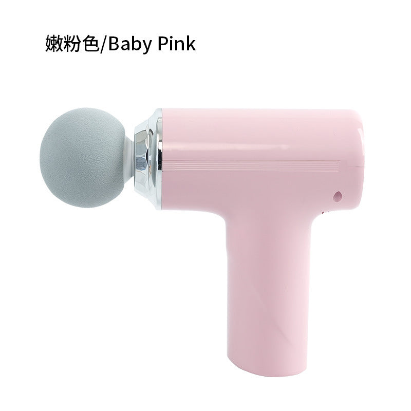 Cross-border fascia mini portable stretch multi-head muscle rechargeable massager household stretch high-frequency head fitness