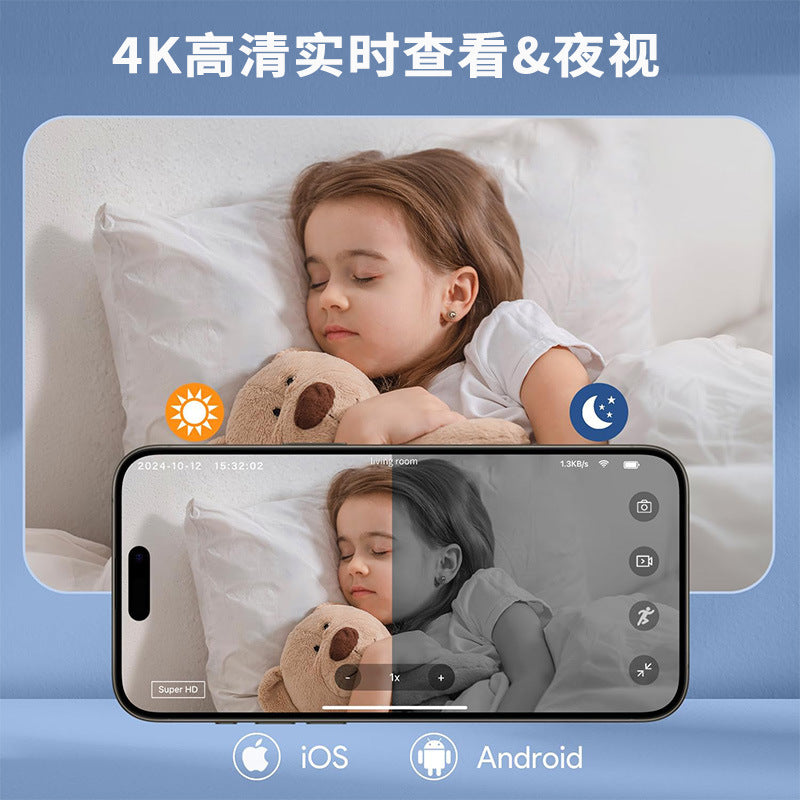 Cross-border dedicated surveillance webcam WIFI indoor and outdoor high definition night vision remote wireless camera private mode