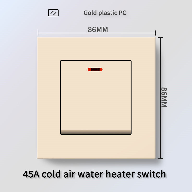 Foreign trade Hong Kong and Macao British 13A socket USB with Type-c plug + British standard electrical switch PC flame retardant panel plug