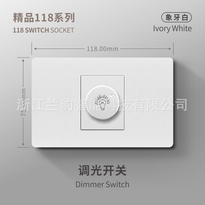 Thai American standard socket panel 118 type switch Italian American standard six-hole USB wall international multi-function three-hole Europe